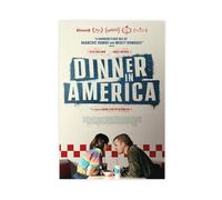 SPERKY Dinner in America - Movie Poster Canvas Poster Wall Art Decor Print Picture Paintings for Living Room Bedroom Decoration Unframe-style 08x12inch(20x30cm)