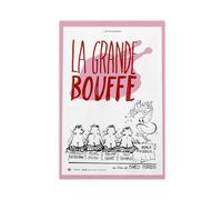 SPERKY La Grande Bouffe - Movie Poster Canvas Poster Wall Art Decor Print Picture Paintings for Living Room Bedroom Decoration Unframe-style 16x24inch(40x60cm)