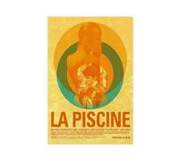 SPERKY La Piscine - Movie Poster Canvas Poster Wall Art Decor Print Picture Paintings for Living Room Bedroom Decoration Unframe-style 16x24inch(40x60cm)