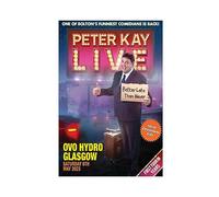 SPERKY Peter Kay 'Better Late Than Never' Tour Poster Canvas Poster Wall Art Decor Print Picture Paintings for Living Room Bedroom Decoration Unframe-style 12x18inch(30x45cm)