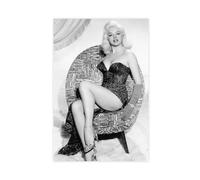 SPERKY Vintage Poster of Film Actress Diana Dors Canvas Poster Wall Art Decor Print Picture Paintings for Living Room Bedroom Decoration Unframe-style 12x18inch(30x45cm)