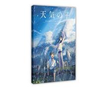 SPERKY Weathering With You Animated Movie Art Posters 12 Canvas Poster Wall Art Decor Print Picture Paintings for Living Room Bedroom Decoration Frame-style 12x18inch(30x45cm)
