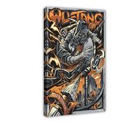 SPERKY Wu-tang Clan - Movie Poster Canvas Poster Wall Art Decor Print Picture Paintings for Living Room Bedroom Decoration Frame-style 08x12inch(20x30cm)