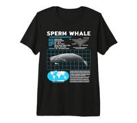 Sperm Whale Fact Sheet Premium T-Shirt