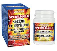 Spermagold for sperm and fertility - increase the quantity of sperm - improve the quality of sperm - sperm booster - increase fertility - certified sex capsules made in France