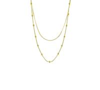 Spero London Beaded Chains Sterling Silver Layering Necklace Set - Gold - Gold