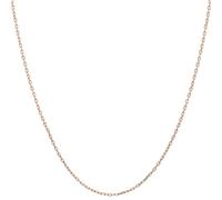 Spero London Curb Chain Necklace Sterling Silver - Rose Gold - Rose Gold