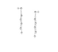 Spero London Dorica Sterling Silver Multi Bead Drop Earrings - Silver - Silver