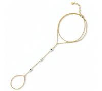 Spero London Evil Eye Sterling Silver Hand Chain