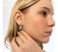 Spero London Fancy Green Drop Tree Branch Earring