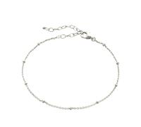 Spero London Fine Beaded Chain Bracelet Satellite in Sterling Silver - Silver - Silver
