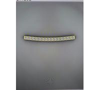 Spero London Fine Diamond Curved Bar Necklace 14ct Solid Gold