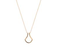 Spero London Horseshoe Ring Holder Necklace in Sterling Silver - Rose Gold - Rose Gold