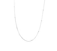 Spero London Italian Fine Beaded Chain Sterling Silver Satellite Necklace - Silver - Silver