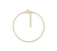 Spero London Italian Fine Chain Sterling Silver Bracelet - Gold - Gold