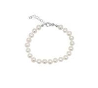 Spero London Large Natural Freshwater Pearl Strand Bracelet