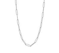Spero London Large Rectangular Sterling Silver Chain Necklace - Silver - Silver