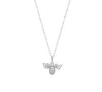Spero London Matte Bumble Bee Sterling Silver Necklace - Silver - Silver