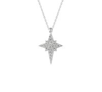 Spero London Northern Star Polaris Sterling Silver Necklace - Silver - Silver