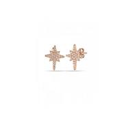 Spero London Northern Star Sterling Silver Stud Earrings - Rose Gold - Rose Gold