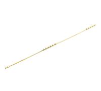 Spero London Six Beads Sterling Silver Bracelet - Gold - Gold