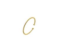 Spero London Sterling Silver Beaded Skinny Stacking Ring - Gold - Gold