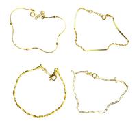Spero London Sterling Silver Bracelet Layering Set - Gold - Gold