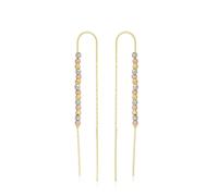 Spero London Sterling Silver Dorica Chain Bead Drop Earrings - Mix - Mix