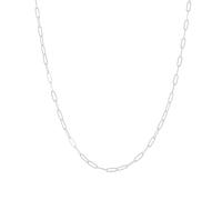 Spero London Sterling Silver Large Rectangular Chain Necklace - Silver - Silver
