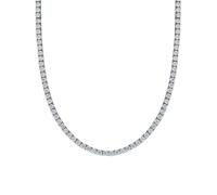 Spero London Sterling Silver Large Tennis Necklace - 3mm