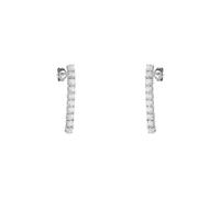 Spero London Sterling Silver Long Tennis Earrings - Pair