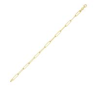 Spero London Sterling Silver Rectangular Large Chain Bracelet - Gold - Gold