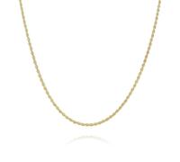 Spero London Sterling Silver Rope Chain Necklace - Gold