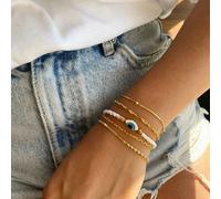 Spero London The Original Complete Sterling Silver Bracelet Layering Set - Gold - Gold