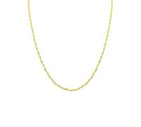 Spero London Twisted Beaded Sterling Silver Italian Chain Necklace - Gold - Gold