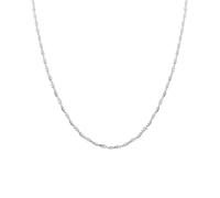Spero London Twisted Beaded Sterling Silver Italian Chain Necklace - Silver - Silver