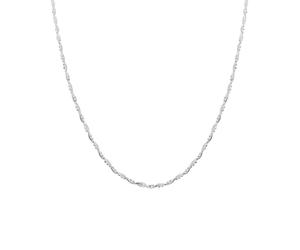 Spero London Twisted Beaded Sterling Silver Italian Chain Necklace - Silver - Silver
