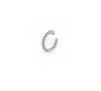 Spero London Twisted Sterling Silver Ear Cuff No Piercing - Silver - Silver