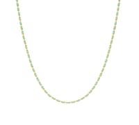 Spero London Women's Eau de Nil Enamel Mine Beaded Colourful Necklace in Gold | Size: 18 inches Spero London Gold 18 inches