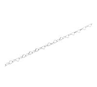 Spero London Women's Love Heart Sterling Silver Chain Bracelet Spero London Silver One Size