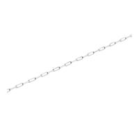 Spero London Women's Rectangular Sterling Silver Chain Bracelet Spero London Silver One Size