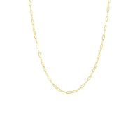 Spero London Women's Sterling Silver Large Rectangular Chain Necklace in Gold Spero London Gold One Size
