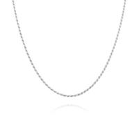 Spero London Women's Sterling Silver Rope Chain Necklace Spero London Silver One Size