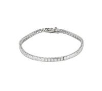 Spero London Women's Sterling Silver Square Rectangular Tennis Bracelet Spero London Silver One Size