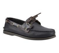 Sperry Authentic 2 Eye Leather Men's Amaretto/Black Boat Shoes UK 8.5