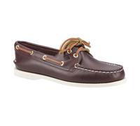 Sperry Authentic 2 Eye Leather Men's Brown Boat Shoes UK 6