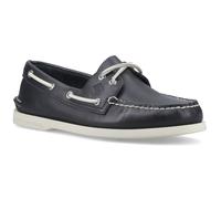 Sperry Authentic 2 Eye Leather Mens Navy Boat Shoes - Size UK 6