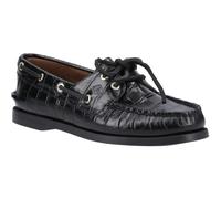 Sperry Authentic 2 Eye Boat Shoe Black Size 39 Female