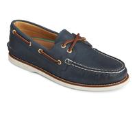 Sperry Authentic Gold Cup Leather Mens Navy Boat Shoes - Size UK 7.5