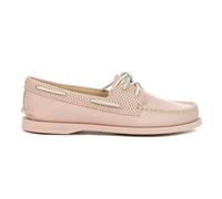 Sperry Authentic Original 2-Eye Pin Perf Full Grain Leather Women's Boat Shoes - Rose - Size:UK 3.5